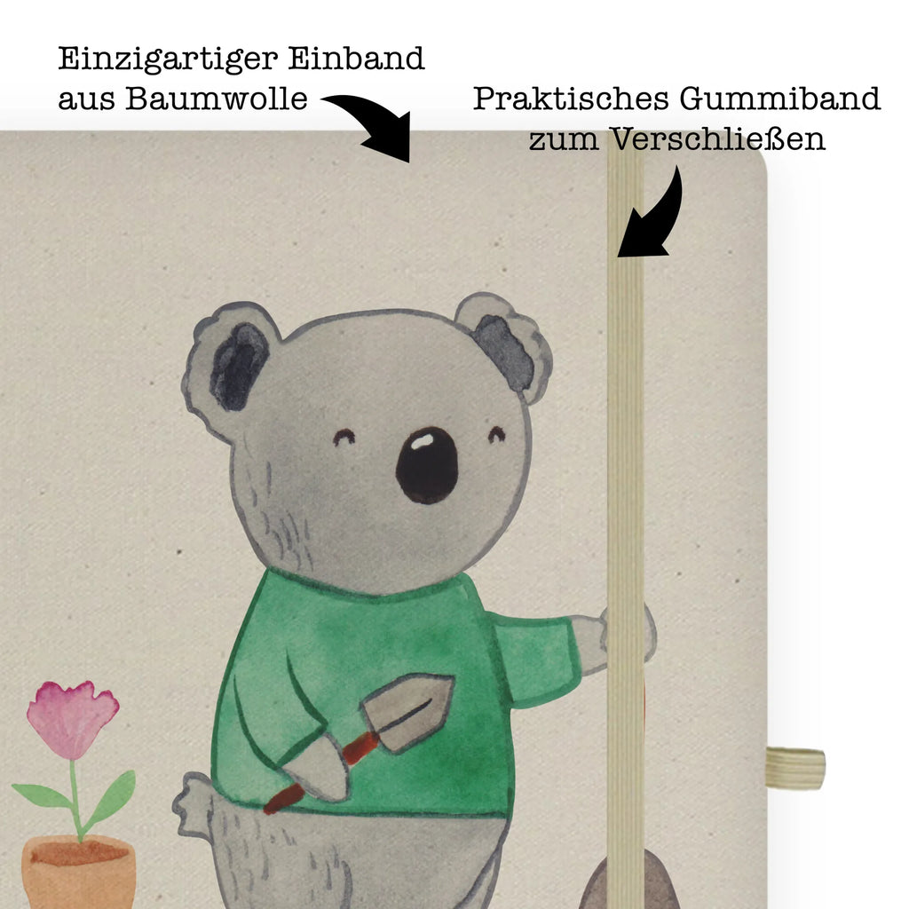 Personalised notebook gardener heart gift, gift idea, best, farewell gift, passing exam, anniversary, retirement, promotion, job start, sayings, funny, profession