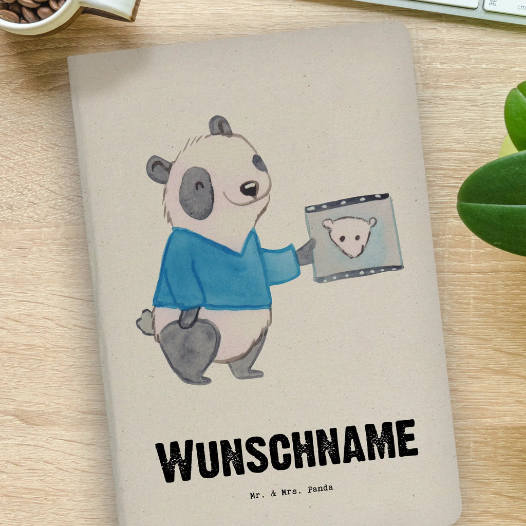 DIN A4 Personalizowany Notatnik ortodonta serce Zawód, Wykształcenie, Jubileusz, Pożegnanie, Emerytura, Kolega, Koleżanka, Prezent, Dawać, Pracownik, Współpracownik, Firma, Dziękuję, Dziękuję bardzo