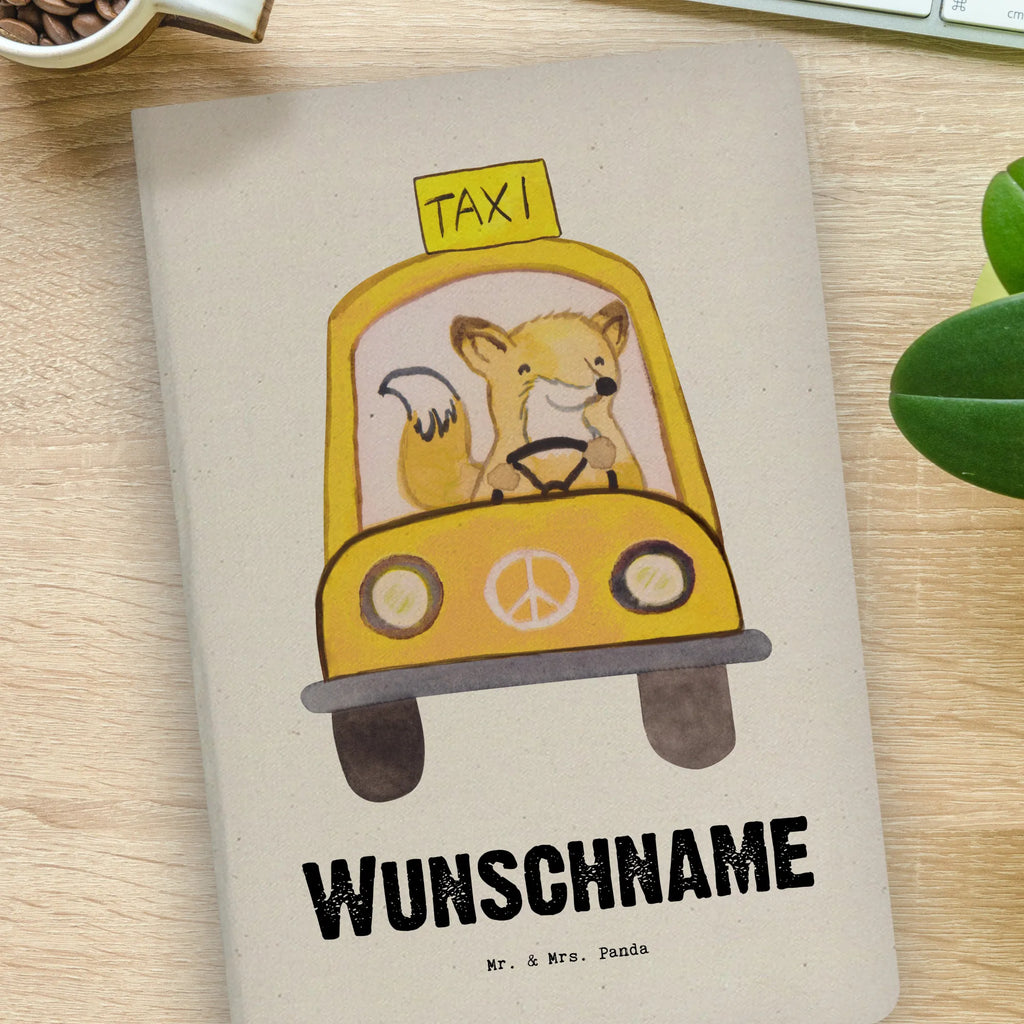 Personalised notebook Taxi driver heart gift, gift idea, best, farewell gift, passing exam, anniversary, retirement, promotion, job start, sayings, funny, profession