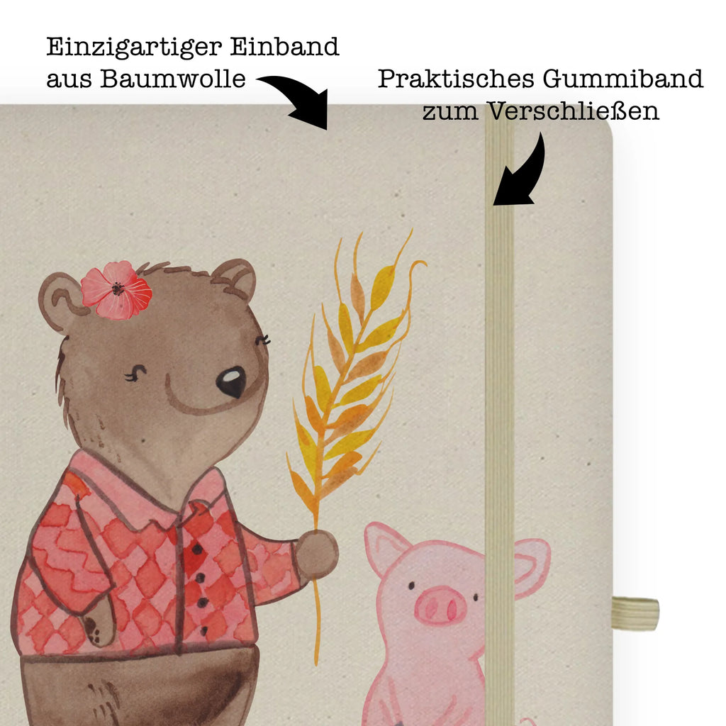 DIN A4 Personalizowany Notatnik rolniczka serce Zawód, Wykształcenie, Jubileusz, Pożegnanie, Emerytura, Kolega, Koleżanka, Prezent, Dawać, Pracownik, Współpracownik, Firma, Dziękuję, Dziękuję bardzo