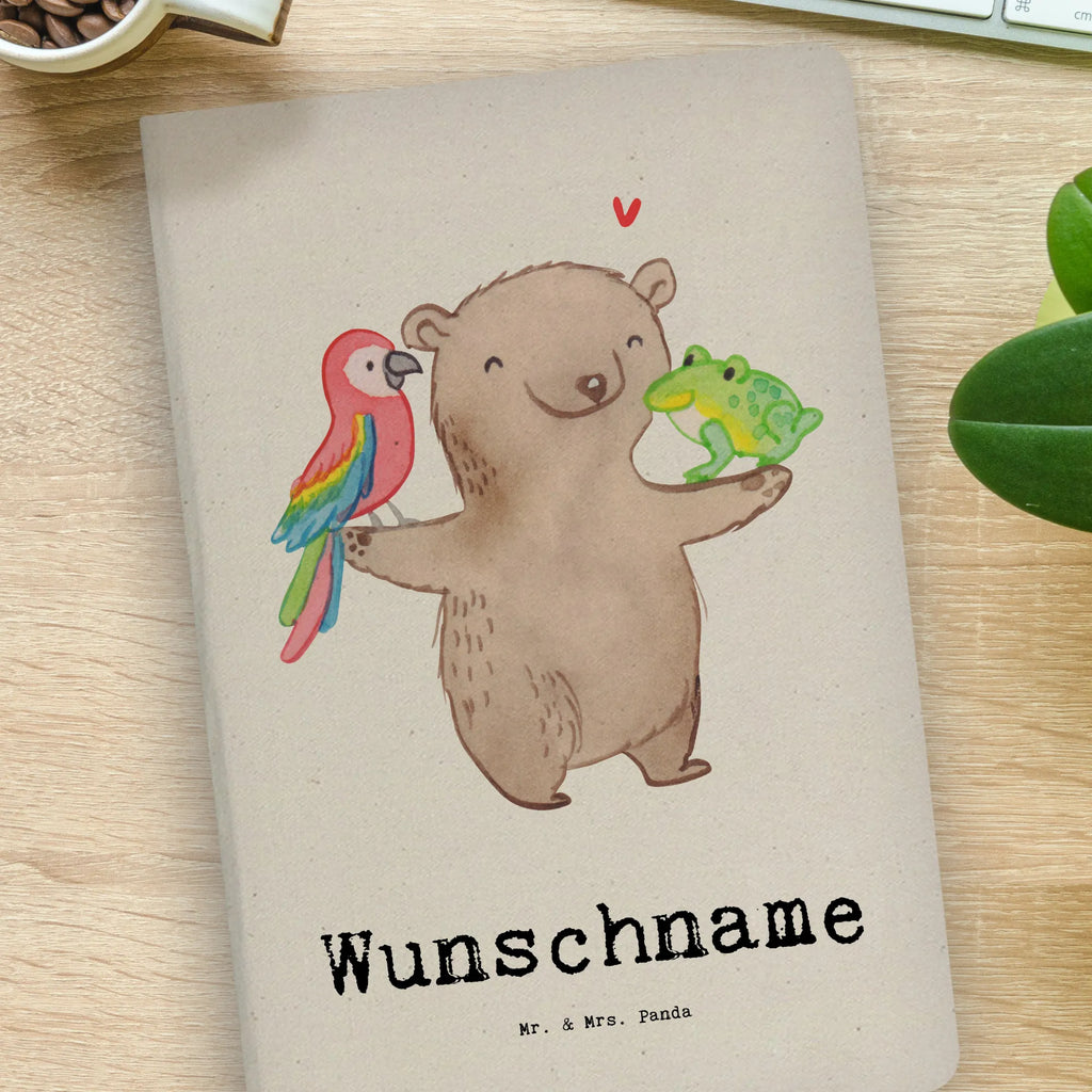 DIN A4 Personalizowany Notatnik Opiekun zwierząt serce Zawód, Wykształcenie, Jubileusz, Pożegnanie, Emerytura, Kolega, Koleżanka, Prezent, Dawać, Pracownik, Współpracownik, Firma, Dziękuję, Dziękuję bardzo