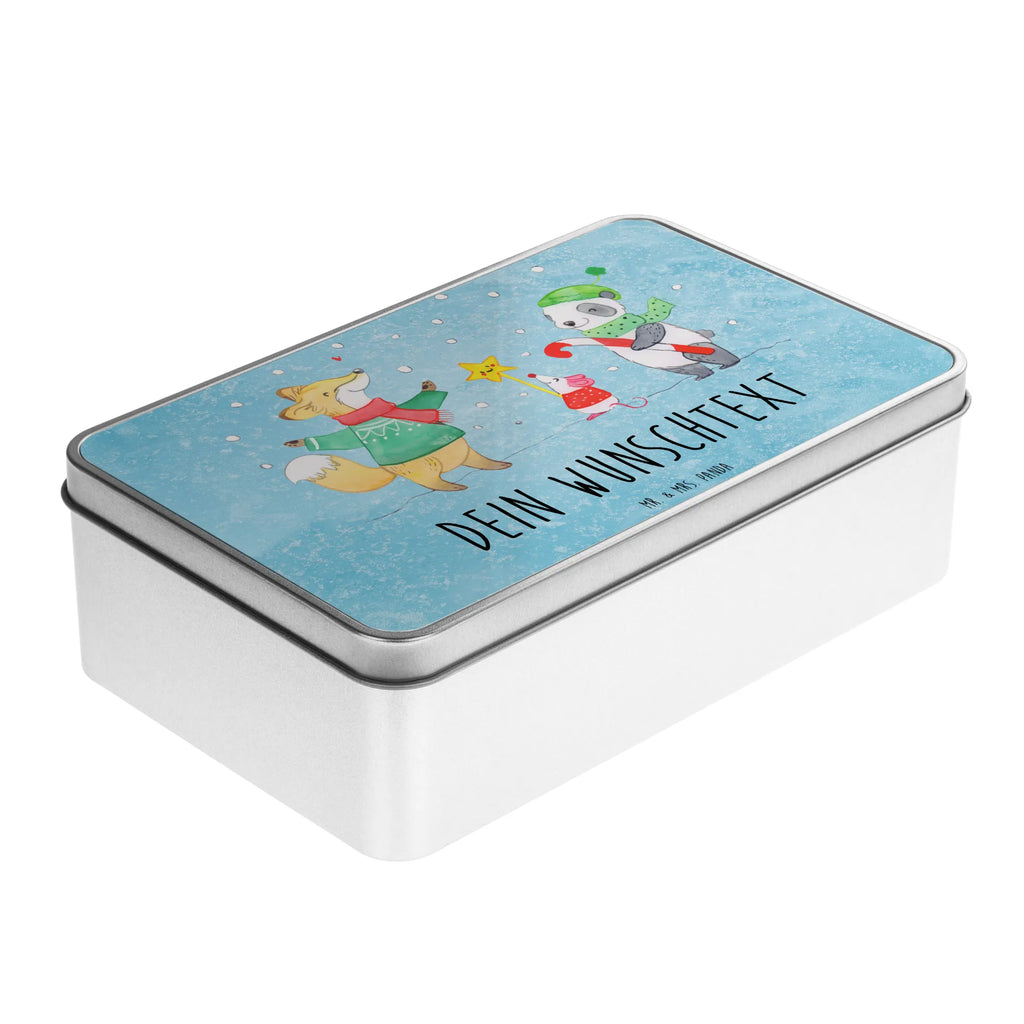 Personalised metal tin winter Christmas joy Winter, Christmas, Christmas time, snow, christmas, winter, santa claus, fir tree, christmas time, christmas days, christmas tree, christmas eve, fox