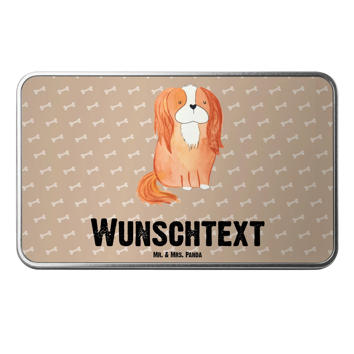 Spersonalizowana metalowa puszka pies Cavalier King Charles Spaniel Pies, motyw psa, zwierzę domowe, rasa psa, miłośnik zwierząt, właściciel psa, powiedzenia