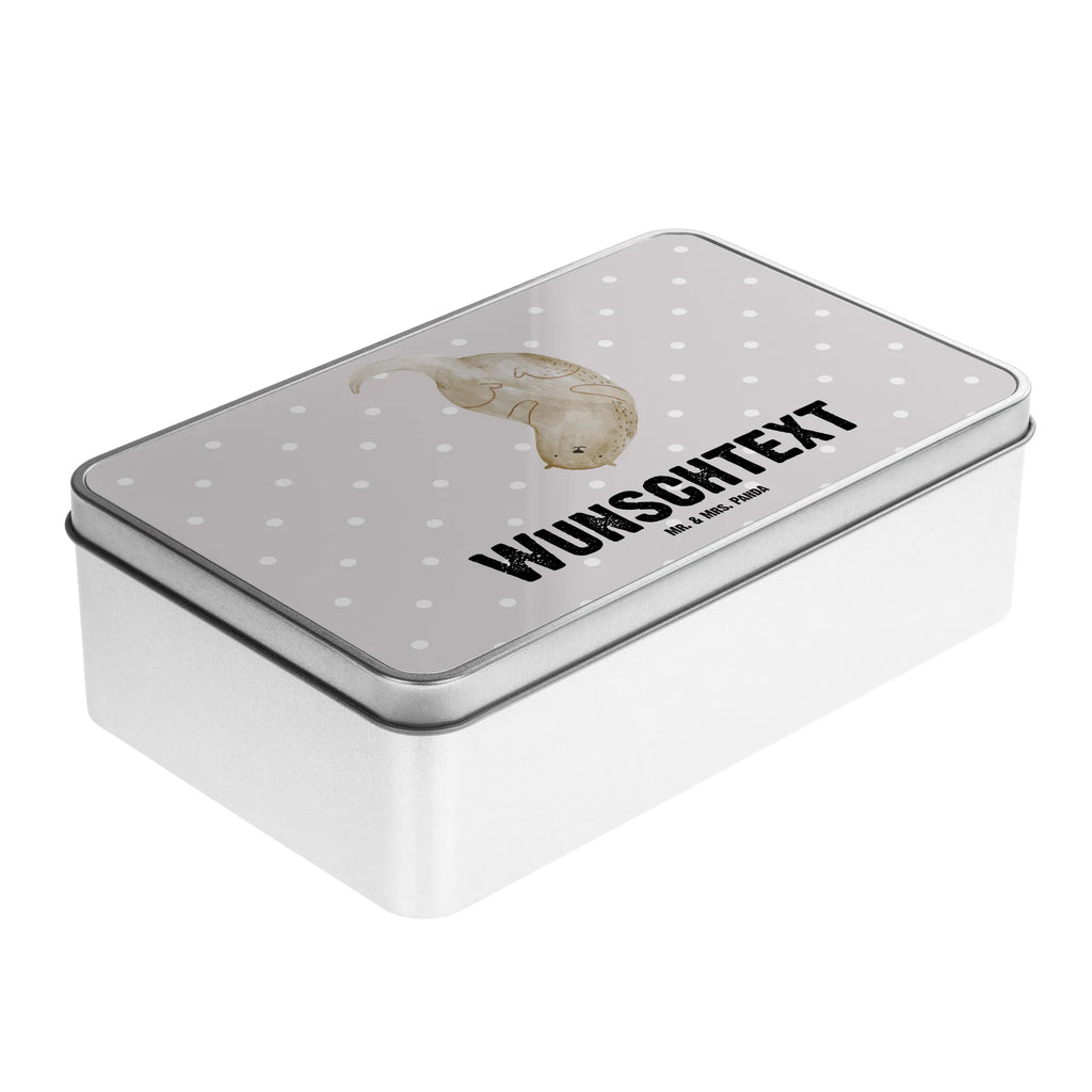 Personalised metal tin otter upside down otter, marten, sea otter, European otter, water mammal, aquatic animal, baby otter, predator, water, otter gifts, animal lover, gift ideas for animal lovers, animal, mammal, water animal, gifts for people in love, Otter Sea Otter Lake Otter