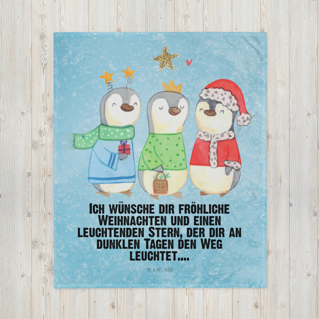 Blanket wintertime Holy Three Kings fleece blanket, plush blanket, sofa throw, throw blanket, warm blanket, Sherpa blanket, snuggle blanket, cozy blanket, Winter, Christmas, Christmas time, snow, Christmas Eve, Epiphany, Christmas present, Santa Claus, Christmas days