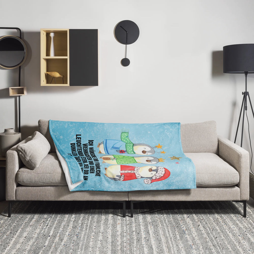 Blanket wintertime Holy Three Kings fleece blanket, plush blanket, sofa throw, throw blanket, warm blanket, Sherpa blanket, snuggle blanket, cozy blanket, Winter, Christmas, Christmas time, snow, Christmas Eve, Epiphany, Christmas present, Santa Claus, Christmas days