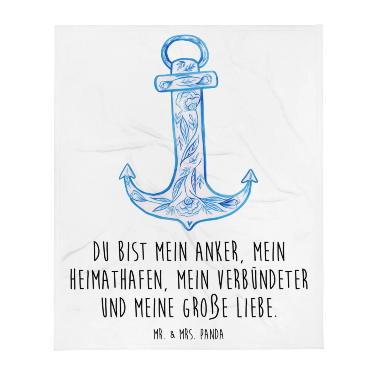 Blanket anchor Blue card, gift ideas, gifts, small animals, cute, cute animal motives, hand drawn, funny sayings, good mood, special gifts, animal lover