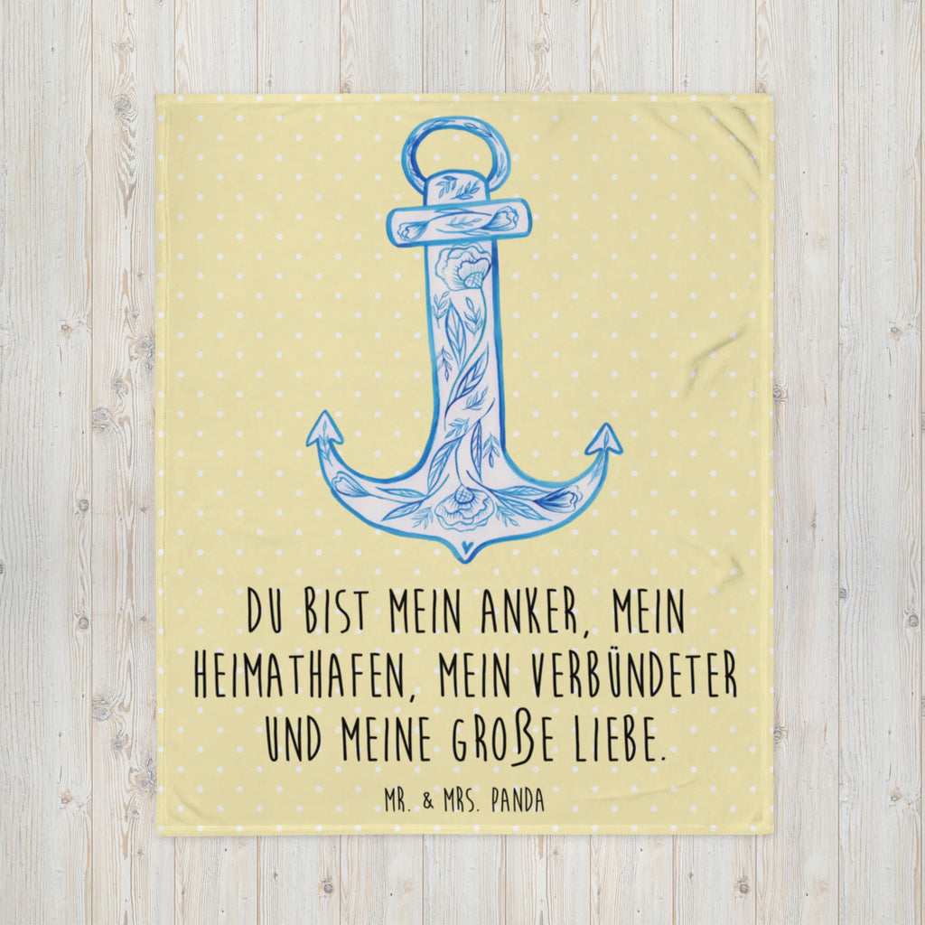 Blanket anchor Blue sofa throw, cozy blanket, plush blanket, throw blanket, Sherpa blanket, fleece blanket, warm blanket, snuggle blanket, small animals, cute, funny, cute animal motives, hand drawn, small world, funny sayings, good mood, happy, gifts, gift ideas, special gifts, animal lover, card