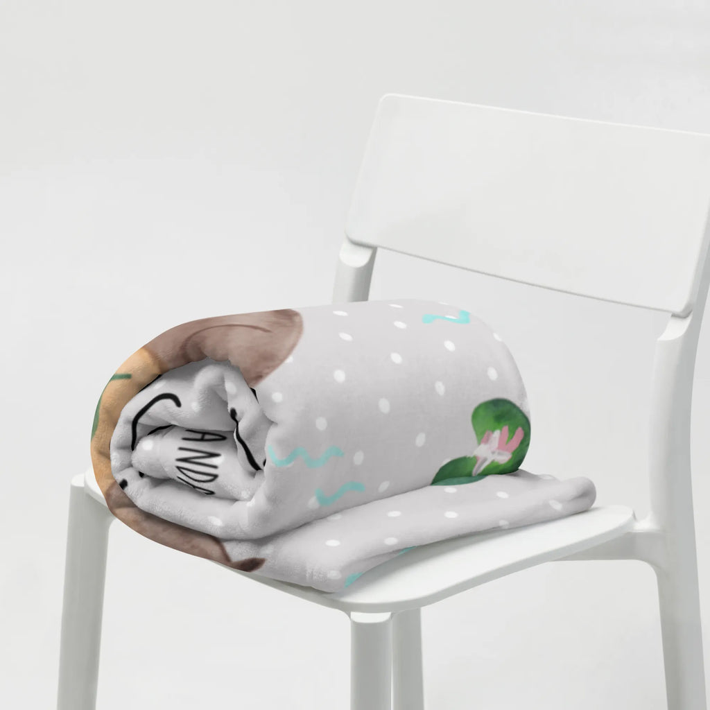 Blanket otter Water Lily Sofadecke, Wolldecke, Tagesdecke, Wohndecke, Decke, Otter, Fischotter, Seeotter, Otter Seeotter See Otter