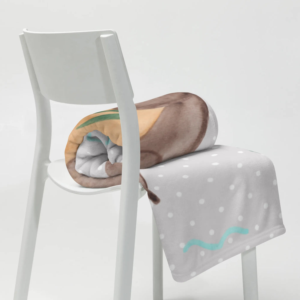 Blanket otter Water Lily Sofadecke, Wolldecke, Tagesdecke, Wohndecke, Decke, Otter, Fischotter, Seeotter, Otter Seeotter See Otter