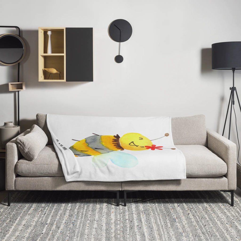 Kuscheldecke Biene Blume Mikrofaser Decke, Tagesdecke, Kuschelfleecedecke, Weihnachtsgeschenk, Decke, Wolldecke, Fleecedecke, Kinderdecke, Dekodecke, Wohnzimmerdecke, Sofadecke, Dekoration, Jahrestagsgeschenk, Wohndecke, Kuscheldecke XXL, Entspannen, Gemütlich, Schmusedecke, Biene, Wespe, Hummel