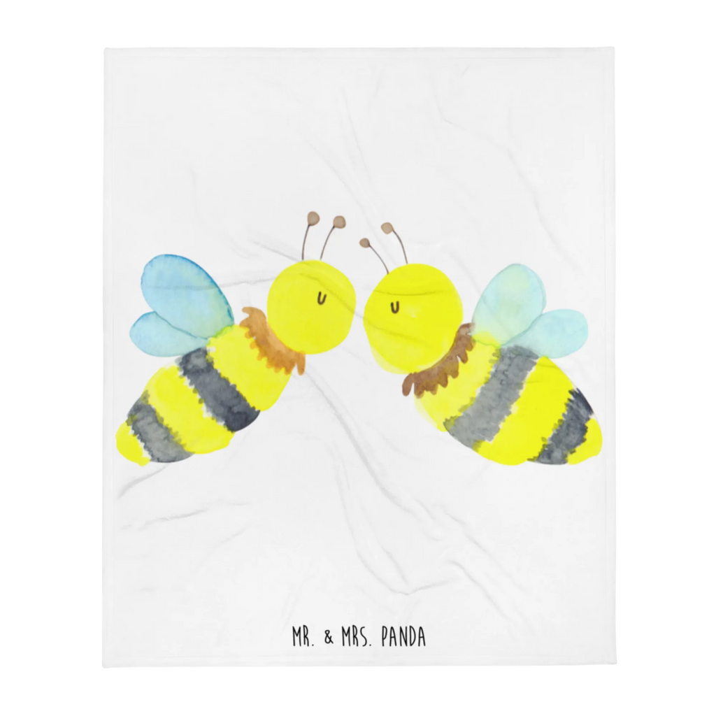 Kuscheldecke Biene Liebe Wolldecke, Tagesdecke, Decke, Wohndecke, Sofadecke, Biene, Wespe, Hummel
