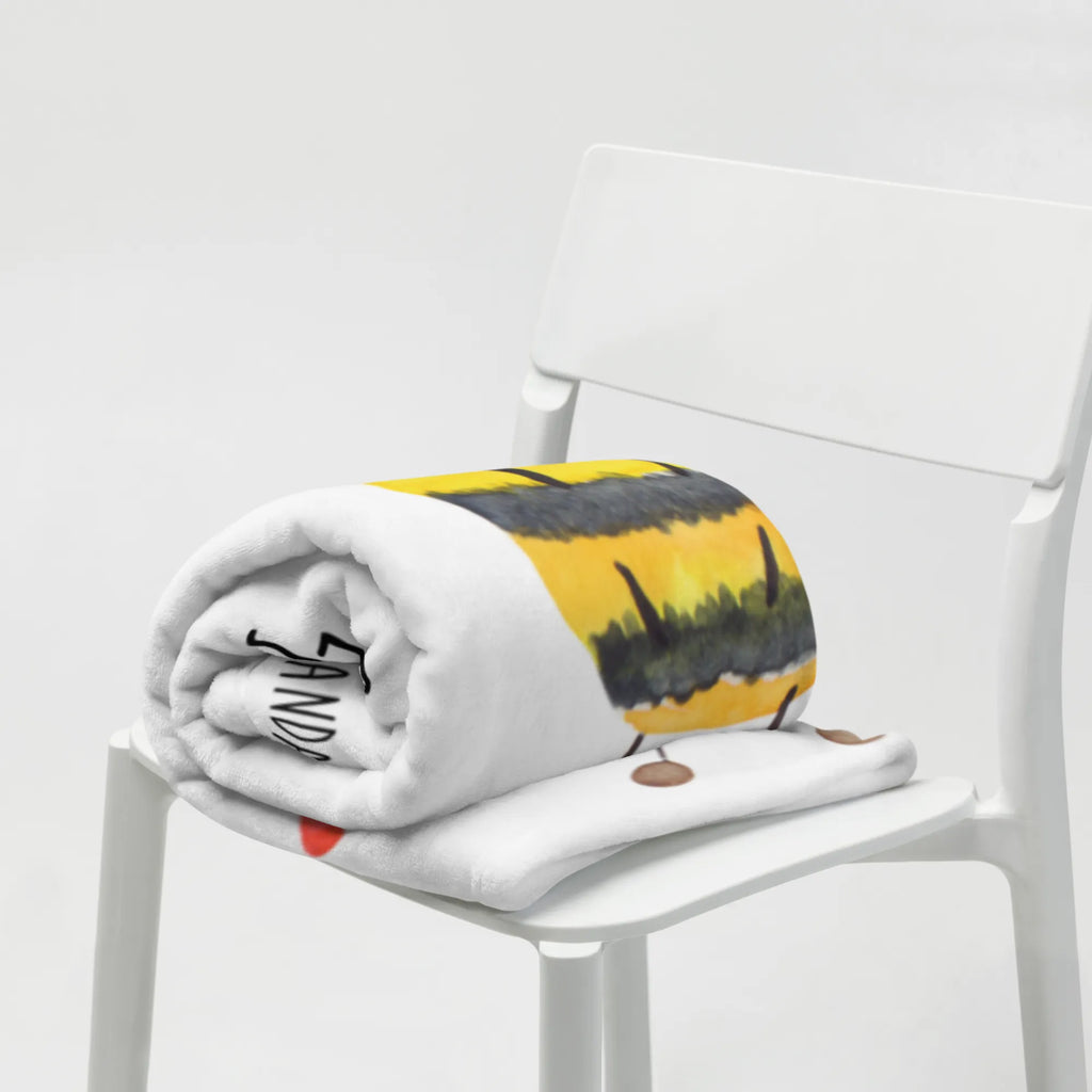 Blanket bee In love Sofadecke, Tagesdecke, Wohndecke, Wolldecke, Decke, Biene, Wespe, Hummel