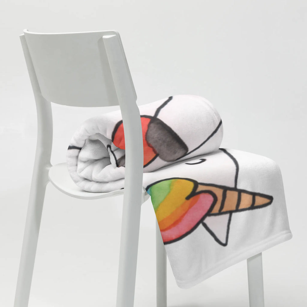 Kuscheldecke Einhorn Herz Tagesdecke, Wohndecke, Decke, Wolldecke, Sofadecke, Einhorn, Einhörner, Einhorn Deko, Unicorn, schlimm, Herz, böse, witzig, Freundin, anders, lustig, bunt