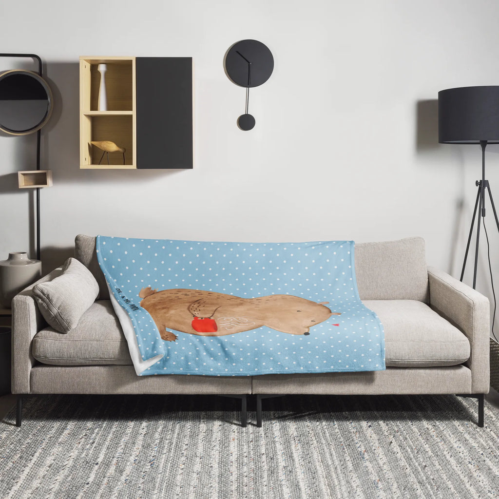 Blanket bear Coffee Weihnachtsgeschenk, Decke, Dekodecke, Sofadecke, Kuschelfleecedecke, Dekoration, Wohnzimmerdecke, Tagesdecke, Schmusedecke, Gemütlich, Entspannen, Wolldecke, Jahrestagsgeschenk, Kinderdecke, Wohndecke, Fleecedecke, Mikrofaser Decke, Kuscheldecke XXL, Bär, Teddy, Teddybär, Guten Morgen, Welt Retten, Morgenroutine, Welt Erobern, Coffee, Bären, Kaffee, Motivation