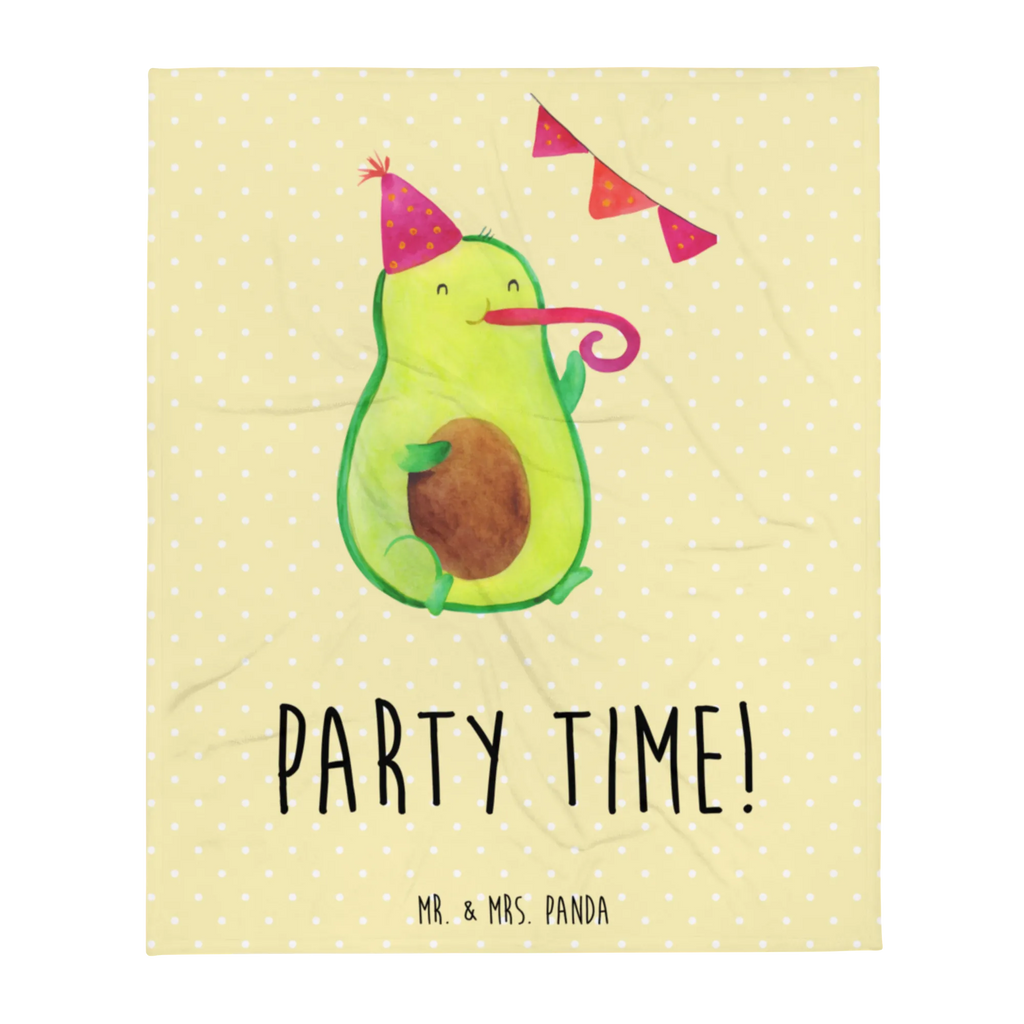 Kuscheldecke Avocado Party Time Wolldecke, Tagesdecke, Decke, Sofadecke, Wohndecke, Avocado, Veggie, Vegan, Gesund