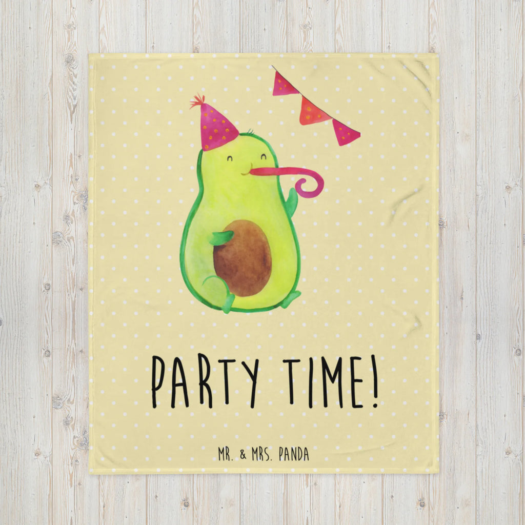 Kuscheldecke Avocado Party Time Wolldecke, Tagesdecke, Decke, Sofadecke, Wohndecke, Avocado, Veggie, Vegan, Gesund