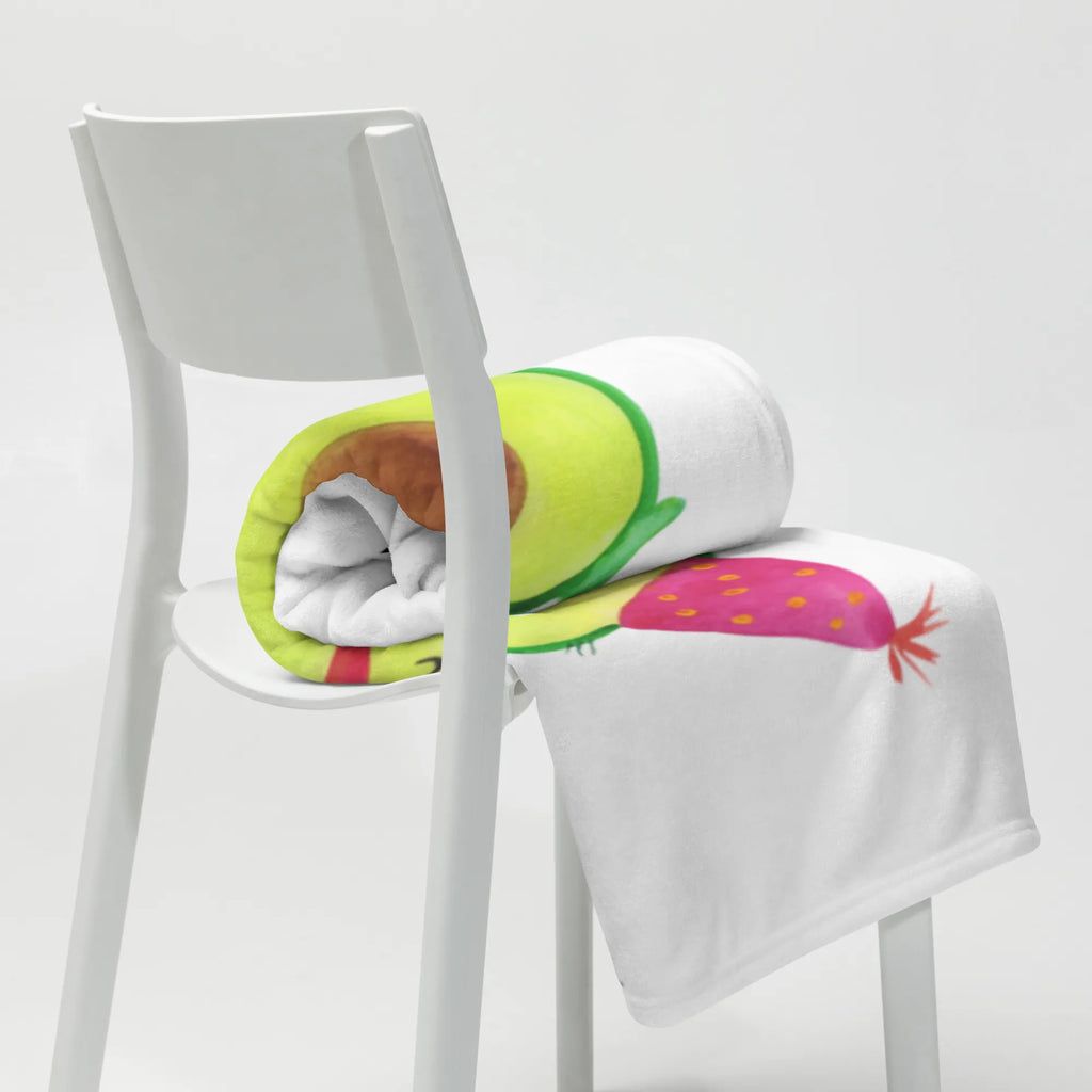 Kuscheldecke Avocado Party Time Wolldecke, Tagesdecke, Decke, Sofadecke, Wohndecke, Avocado, Veggie, Vegan, Gesund