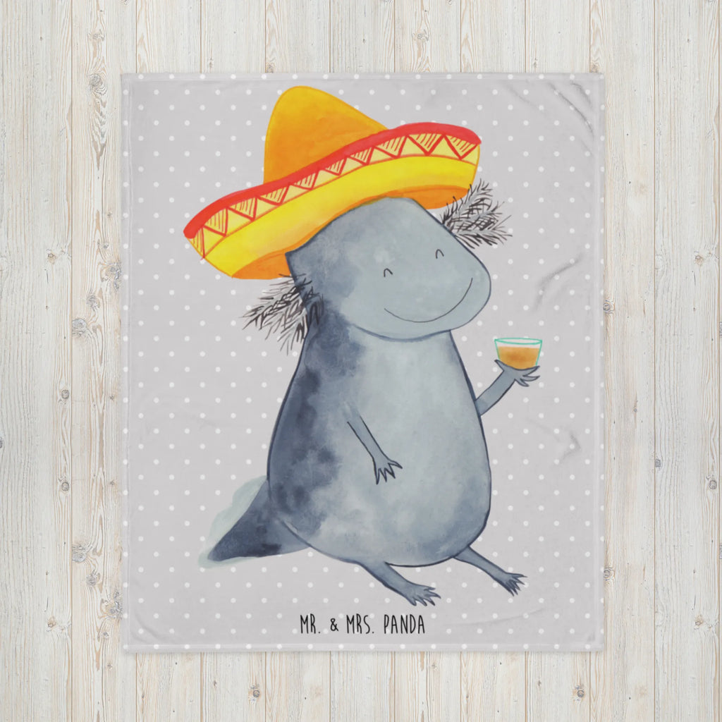 Blanket axolotl tequila Decke, Wolldecke, Sofadecke, Wohndecke, Tagesdecke, Axolotl, Molch, Schwanzlurch, Sombrero, Axolot, Feuersalamander, Mexiko, Feuerdrache, Spruch, Zitrone, Mexico, Lurche, Lurch, Motivation, Tequila