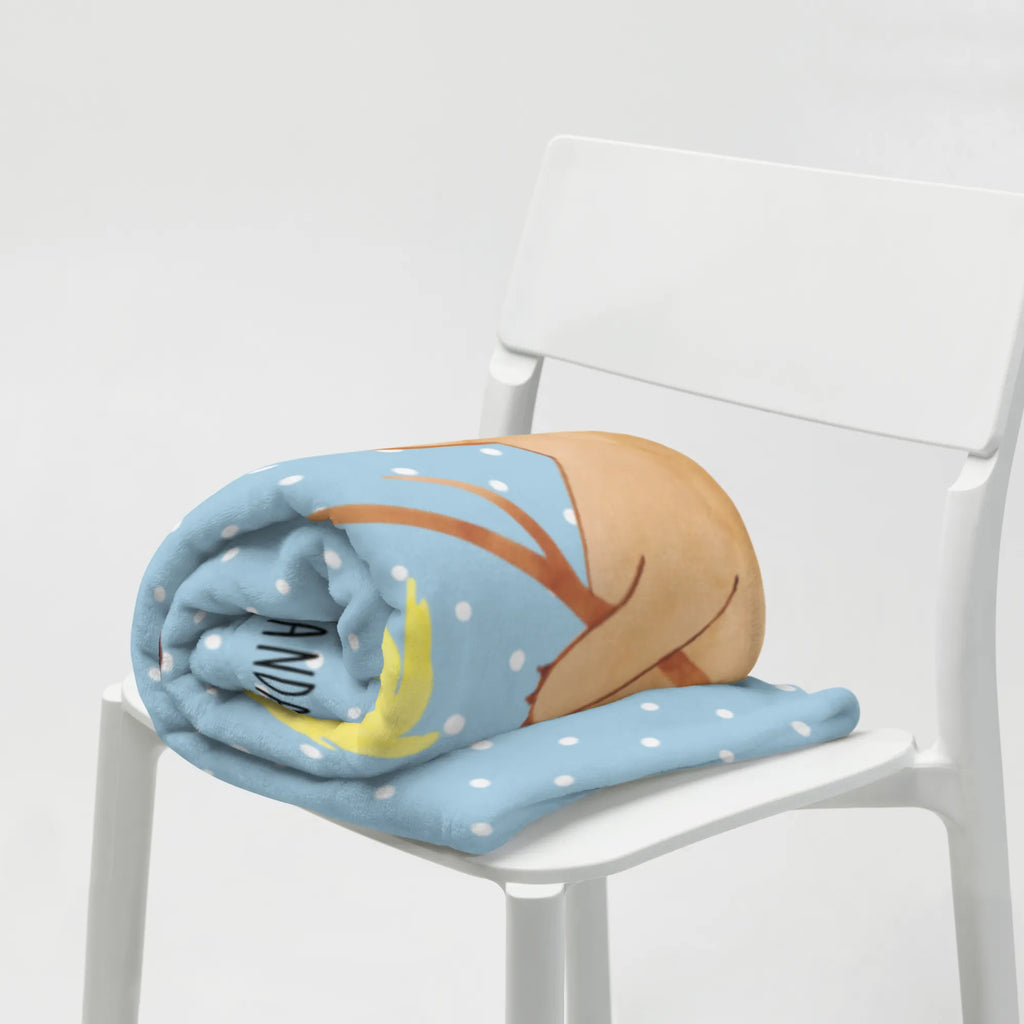 Kuscheldecke Bär & Marienkäfer Lagerfeuer Decke, Wohndecke, Sofadecke, Wolldecke, Tagesdecke, Bär, Teddy, Teddybär, Lagerfeuer