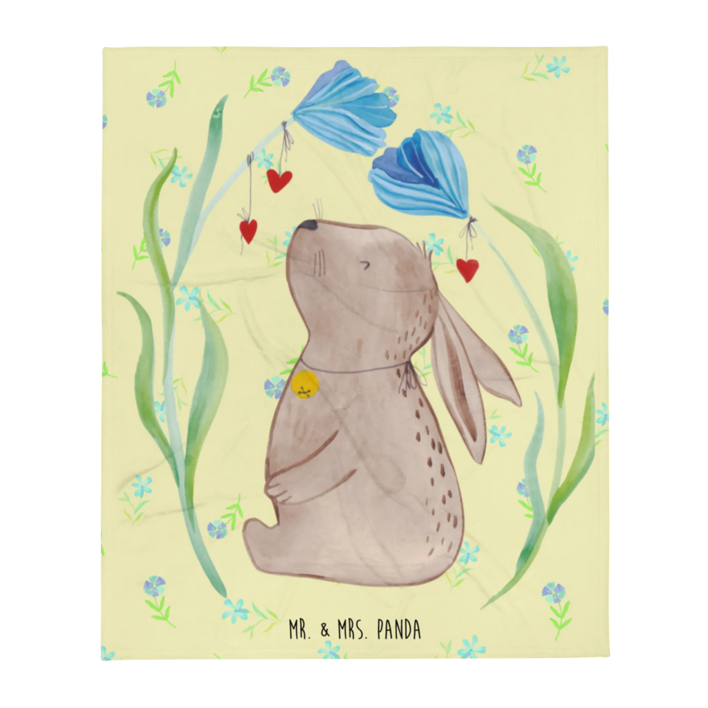 Blanket Hare flower Sofadecke, Tagesdecke, Wolldecke, Wohndecke, Decke, Ostern, Osterhase, Ostergeschenke, Osternest, Osterdeko, Geschenke zu Ostern, Ostern Geschenk, Ostergeschenke Kinder, Ostern Kinder, Geburtstag, Hase, Träume, Kind, Hoffnung, Kindergeburtstag, Schwangerschaft, Taufgeschenk, erstes Kind, Geburt, Taufe, Kaninchen