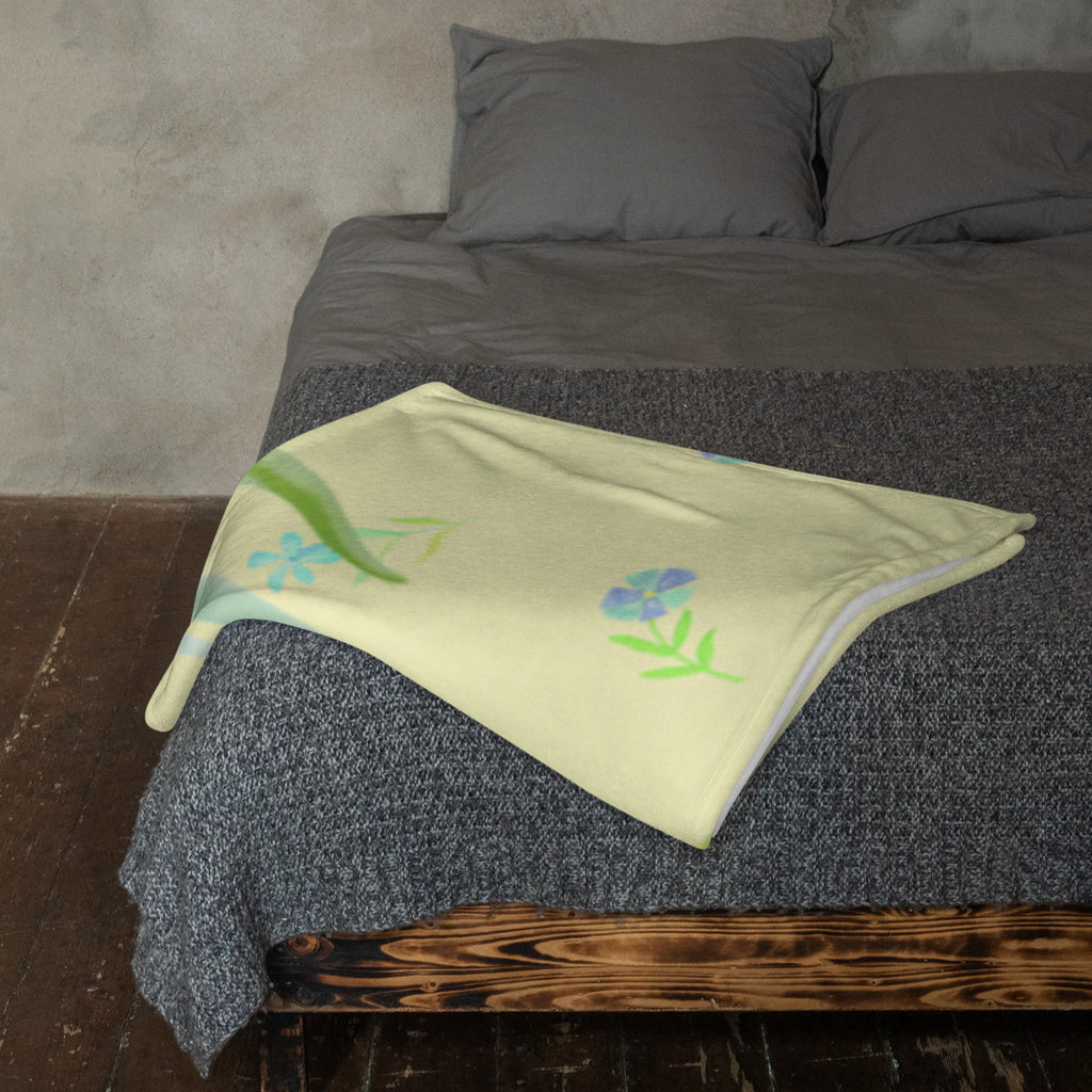 Blanket Hare flower Sofadecke, Tagesdecke, Wolldecke, Wohndecke, Decke, Ostern, Osterhase, Ostergeschenke, Osternest, Osterdeko, Geschenke zu Ostern, Ostern Geschenk, Ostergeschenke Kinder, Ostern Kinder, Geburtstag, Hase, Träume, Kind, Hoffnung, Kindergeburtstag, Schwangerschaft, Taufgeschenk, erstes Kind, Geburt, Taufe, Kaninchen