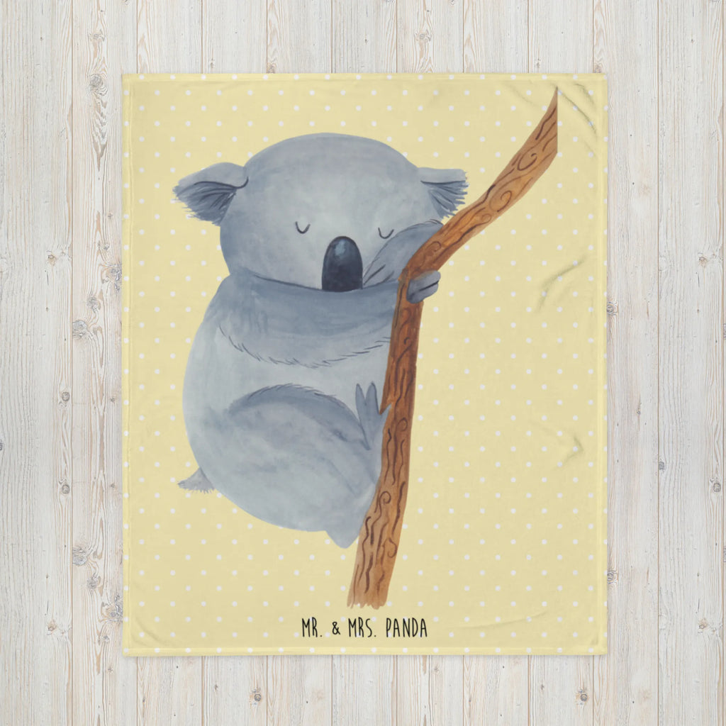 Kuscheldecke Koalabär Sofadecke, Decke, Tagesdecke, Wolldecke, Wohndecke, Tiermotive, Gute Laune, lustige Sprüche, Tiere, schlafen, träumen, Bär, Koalabär, Koala, Schlafzimmer, Traumland, Traum