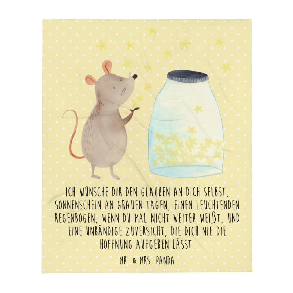 Blanket Mouse Stars Sofadecke, Tagesdecke, Wohndecke, Decke, Wolldecke, Tiermotive, Gute Laune, lustige Sprüche, Tiere, Taufe, Schwangerschaft, Kindergeburtstag, Geburtstag, Hoffnung, Wunsch, Taufgeschenk, Maus, Geburt, Träume, Kind, Sterne, erstes Kind