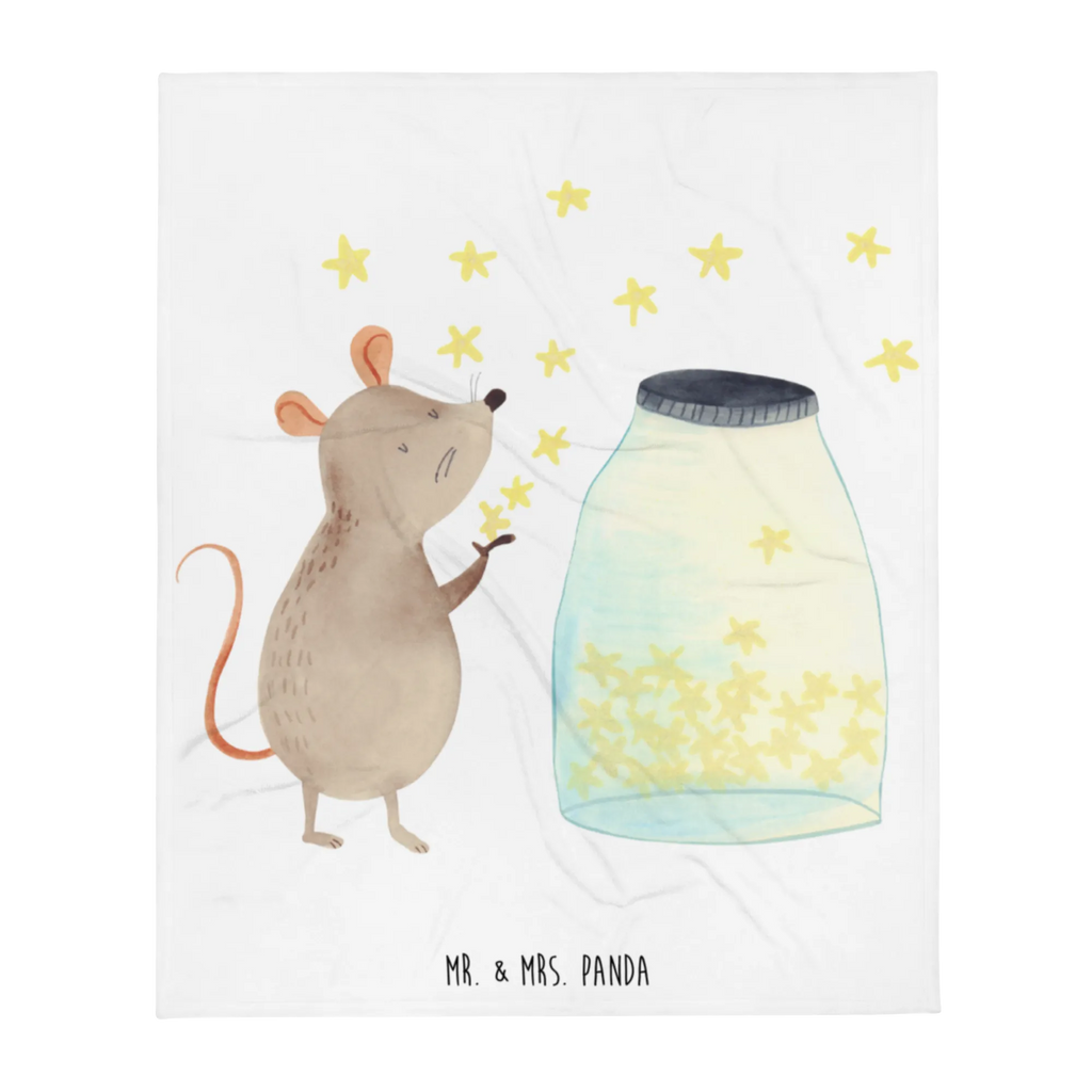 Blanket Mouse Stars Sofadecke, Tagesdecke, Wohndecke, Decke, Wolldecke, Tiermotive, Gute Laune, lustige Sprüche, Tiere, Taufe, Schwangerschaft, Kindergeburtstag, Geburtstag, Hoffnung, Wunsch, Taufgeschenk, Maus, Geburt, Träume, Kind, Sterne, erstes Kind