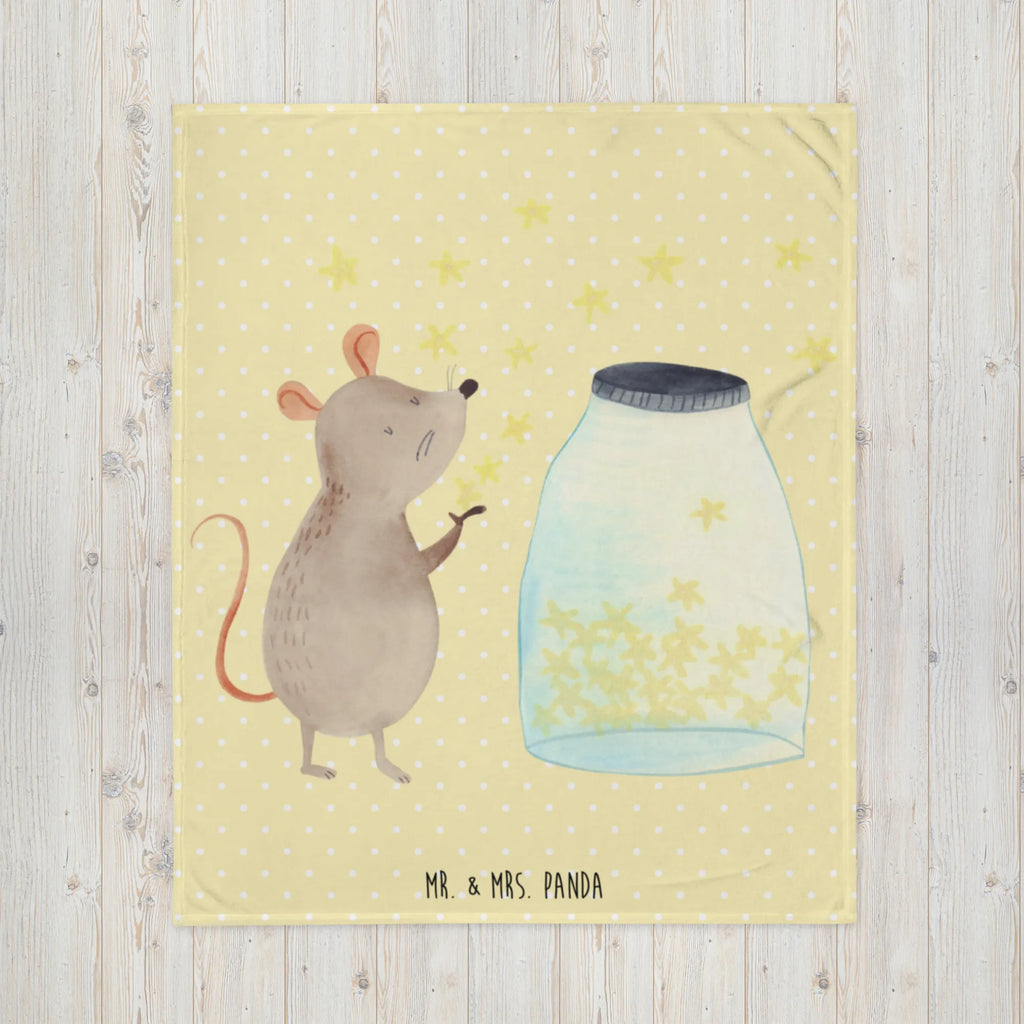 Blanket Mouse Stars Sofadecke, Tagesdecke, Wohndecke, Decke, Wolldecke, Tiermotive, Gute Laune, lustige Sprüche, Tiere, Taufe, Schwangerschaft, Kindergeburtstag, Geburtstag, Hoffnung, Wunsch, Taufgeschenk, Maus, Geburt, Träume, Kind, Sterne, erstes Kind