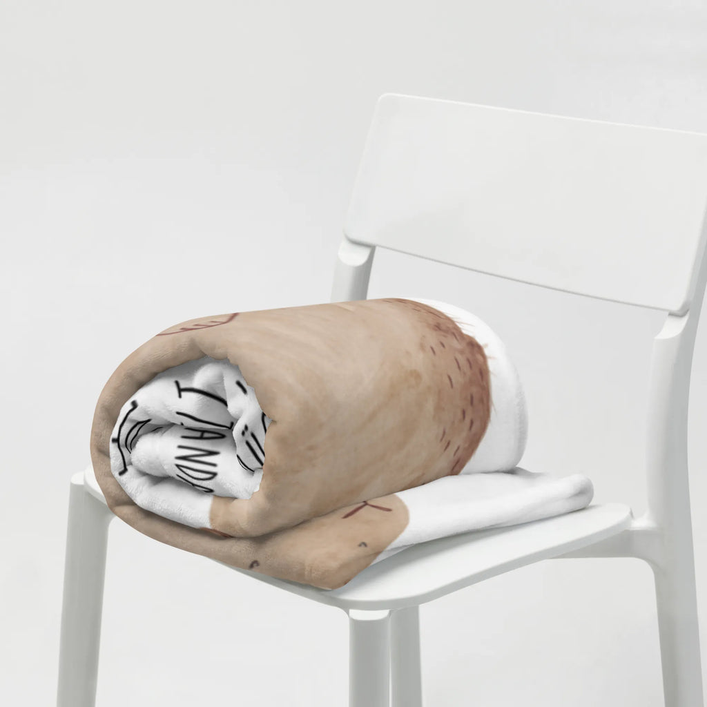 Kuscheldecke Murmeltier Tagesdecke, Sofadecke, Wohndecke, Wolldecke, Decke, Tiermotive, Gute Laune, lustige Sprüche, Tiere, Freundlichkeit, Anstand, Knigge, Fröhlichkeit, Respekt, Murmeltier