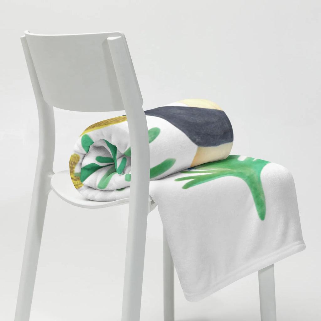 Kuscheldecke Pinguin Weihnachtsbaum Wolldecke, Decke, Tagesdecke, Wohndecke, Sofadecke, Winter, Weihnachten, Weihnachtsdeko, Nikolaus, Advent, Heiligabend, Wintermotiv, Pinguin