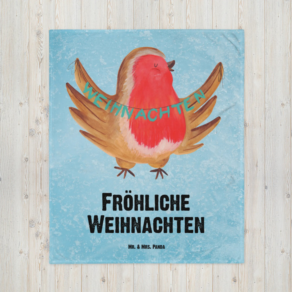 Blanket robin Christmas Wolldecke, Wohndecke, Sofadecke, Tagesdecke, Decke, Winter, Weihnachten, Weihnachtsdeko, Nikolaus, Advent, Heiligabend, Wintermotiv, xmas, Weihnachtsmotiv, Vogel, Weihnachtsgruß, Frohe Weihnachten