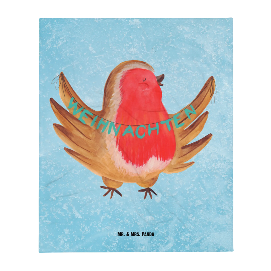 Blanket robin Christmas Wolldecke, Wohndecke, Sofadecke, Tagesdecke, Decke, Winter, Weihnachten, Weihnachtsdeko, Nikolaus, Advent, Heiligabend, Wintermotiv, xmas, Weihnachtsmotiv, Vogel, Weihnachtsgruß, Frohe Weihnachten