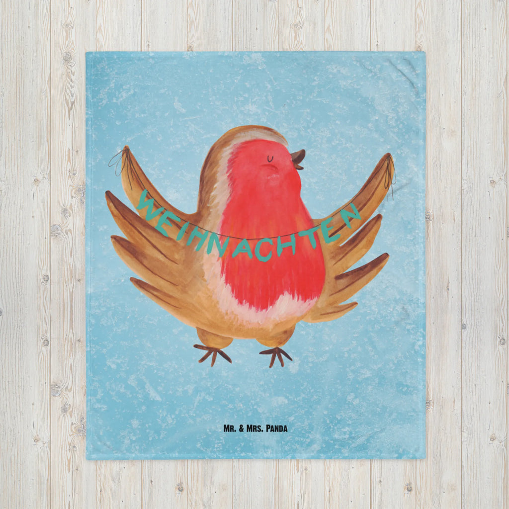 Blanket robin Christmas Wolldecke, Wohndecke, Sofadecke, Tagesdecke, Decke, Winter, Weihnachten, Weihnachtsdeko, Nikolaus, Advent, Heiligabend, Wintermotiv, xmas, Weihnachtsmotiv, Vogel, Weihnachtsgruß, Frohe Weihnachten