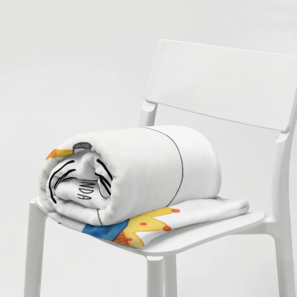 Blanket unicorn king with sword Decke, Tagesdecke, Wohndecke, Sofadecke, Wolldecke, Einhorn, Einhörner, Einhorn Deko, Unicorn, Mittelalter, König, Ritter