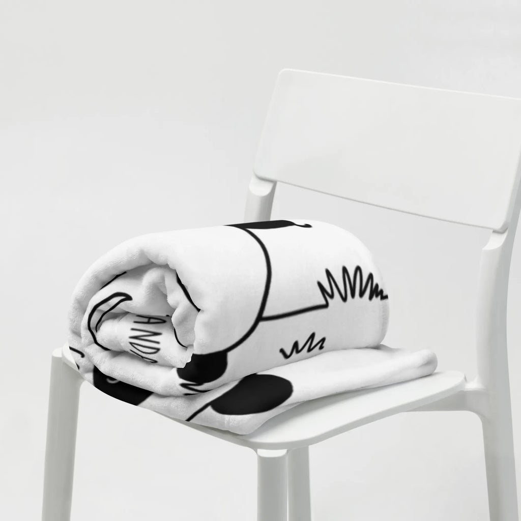 Kuscheldecke Easy & Peasy Zusammenhalt Tagesdecke, Sofadecke, Wohndecke, Decke, Wolldecke