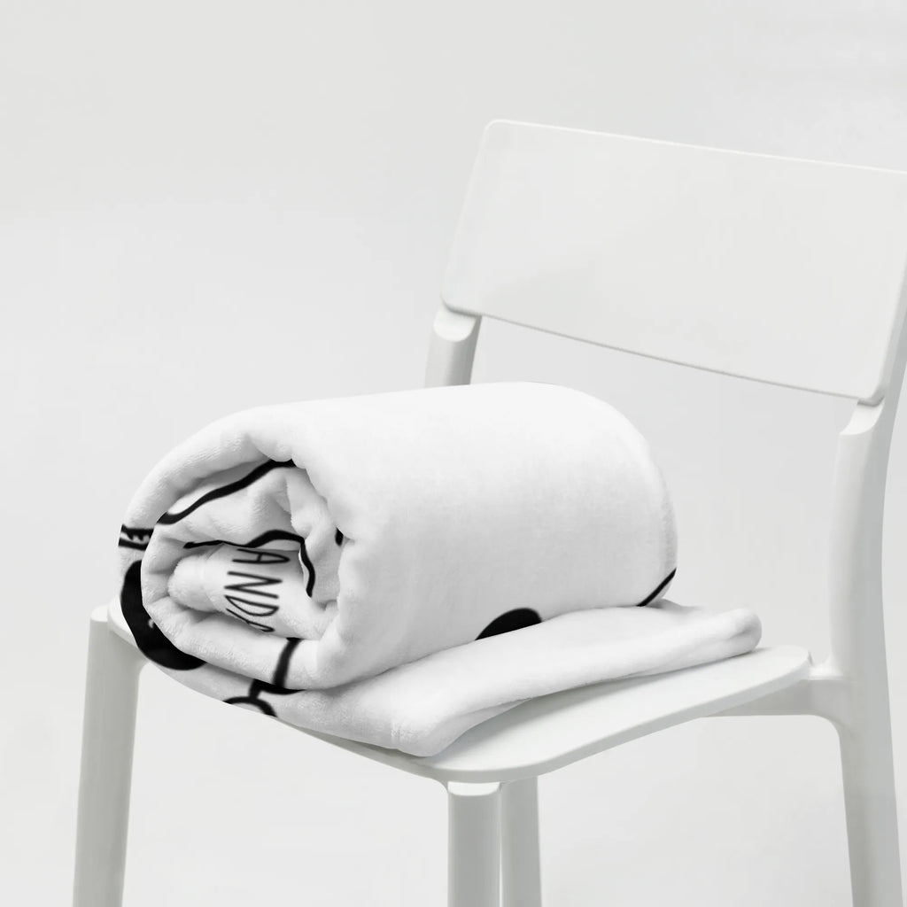 Kuscheldecke Easy & Peasy Gute Besserung Wolldecke, Tagesdecke, Sofadecke, Wohndecke, Decke