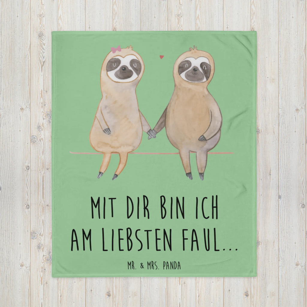 Koc leniwiec para Wohndecke, Decke, Sofadecke, Tagesdecke, Wolldecke, Faultier, Faultier Geschenk, Faultier Deko, Pärchen, Liebespaar, Faultierliebe, Liebe, verliebt, relaxen, Beziehung, faul, Langsamkeit, Lieblingstier, Faultiere, verlobt, Faultierpärchen, gemeinsam