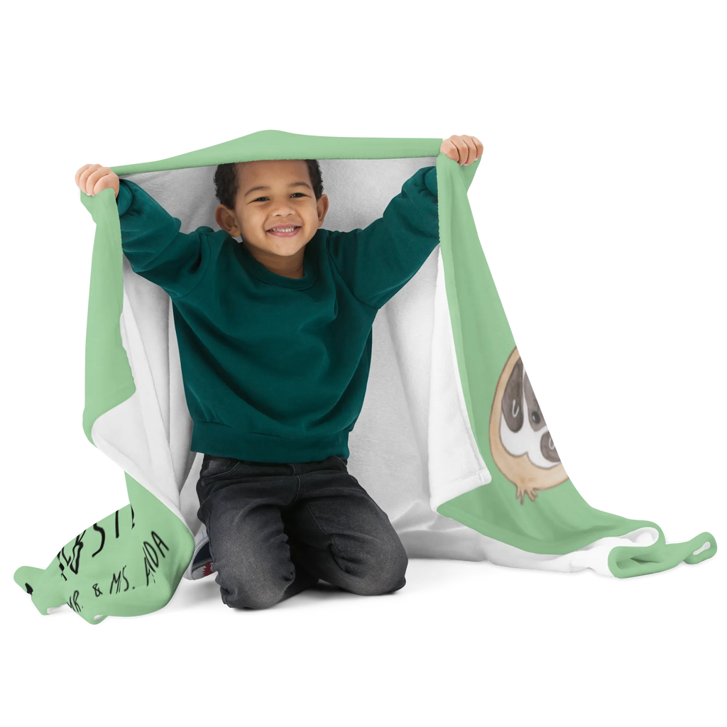 Koc leniwiec para Wohndecke, Decke, Sofadecke, Tagesdecke, Wolldecke, Faultier, Faultier Geschenk, Faultier Deko, Pärchen, Liebespaar, Faultierliebe, Liebe, verliebt, relaxen, Beziehung, faul, Langsamkeit, Lieblingstier, Faultiere, verlobt, Faultierpärchen, gemeinsam