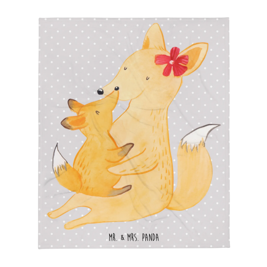 Blanket Fox mummy Wohndecke, Wolldecke, Tagesdecke, Sofadecke, Decke, Familie, Vatertag, Muttertag, Bruder, Schwester, Mama, Papa, Oma, Opa, Tochter, Geschenk, Beste Tochter, Lieblingstochter, Mutter