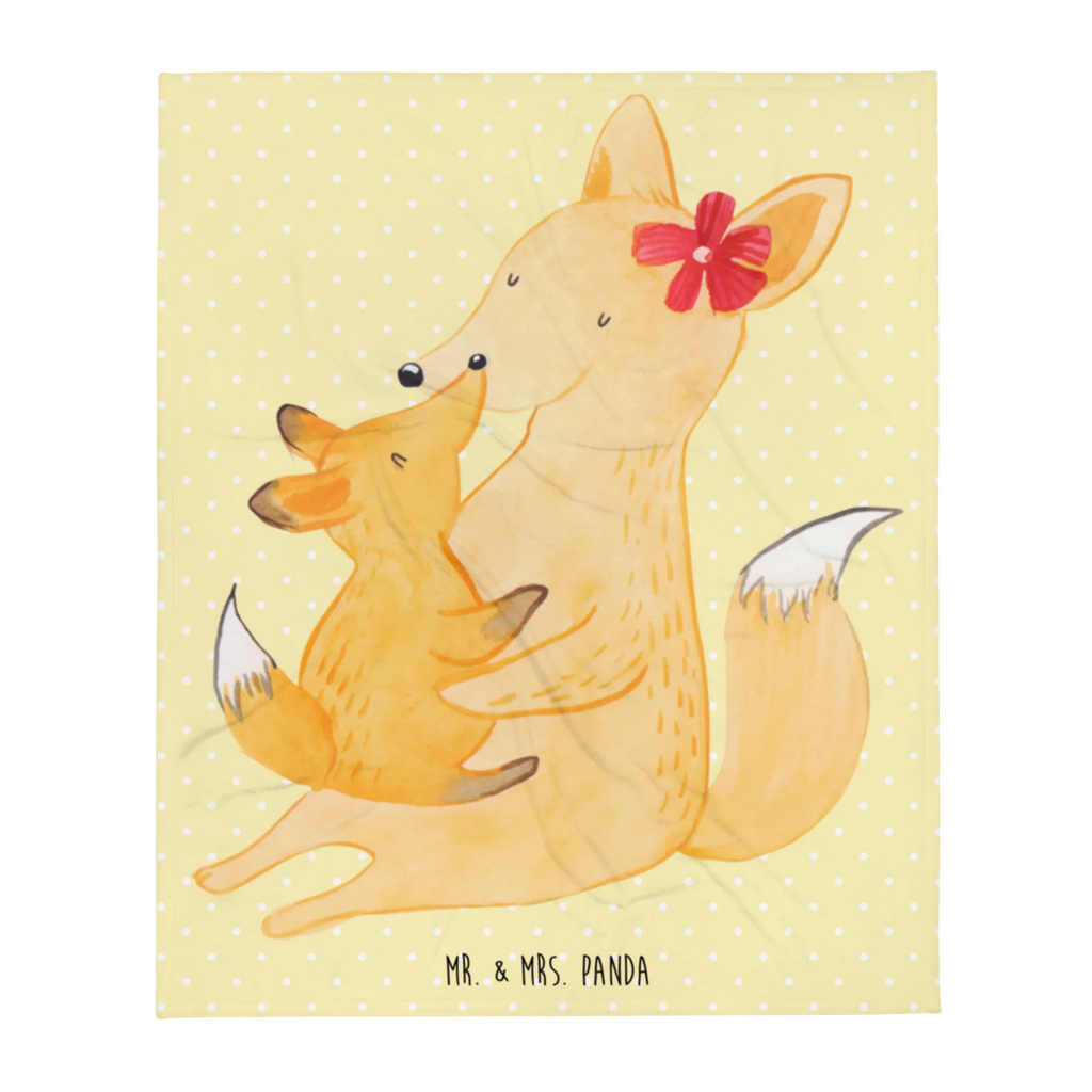 Blanket Fox mummy Wohndecke, Wolldecke, Tagesdecke, Sofadecke, Decke, Familie, Vatertag, Muttertag, Bruder, Schwester, Mama, Papa, Oma, Opa, Tochter, Geschenk, Beste Tochter, Lieblingstochter, Mutter