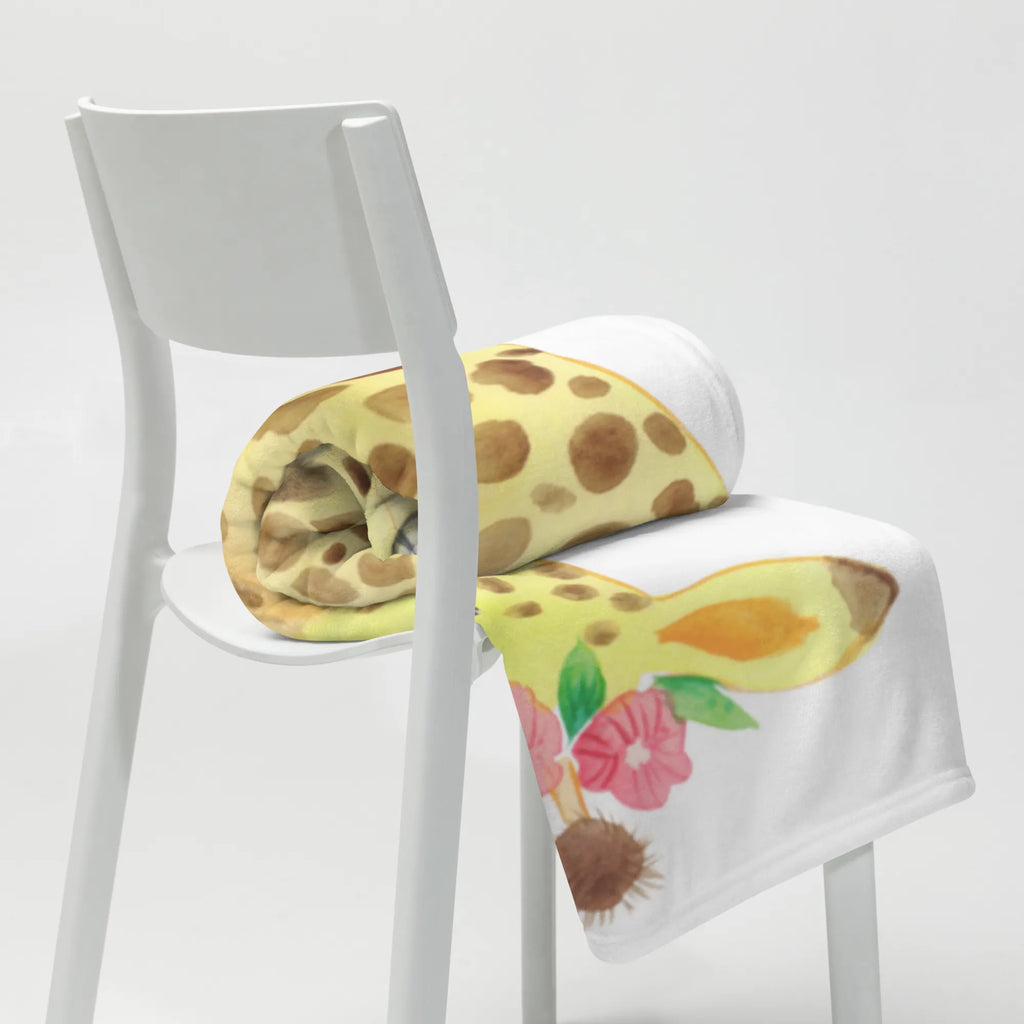 Blanket giraffe flower wreath Mikrofaser Decke, Dekoration, Kuschelfleecedecke, Jahrestagsgeschenk, Wolldecke, Tagesdecke, Wohnzimmerdecke, Entspannen, Gemütlich, Kinderdecke, Dekodecke, Decke, Fleecedecke, Schmusedecke, Sofadecke, Kuscheldecke XXL, Wohndecke, Weihnachtsgeschenk, Wildtiere, Afrika, Abenteurer, Blumenkranz, Selbstliebe, Freundin, Giraffe