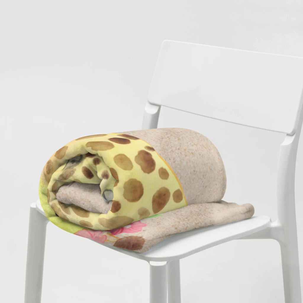 Blanket giraffe flower wreath Mikrofaser Decke, Dekoration, Kuschelfleecedecke, Jahrestagsgeschenk, Wolldecke, Tagesdecke, Wohnzimmerdecke, Entspannen, Gemütlich, Kinderdecke, Dekodecke, Decke, Fleecedecke, Schmusedecke, Sofadecke, Kuscheldecke XXL, Wohndecke, Weihnachtsgeschenk, Wildtiere, Afrika, Abenteurer, Blumenkranz, Selbstliebe, Freundin, Giraffe
