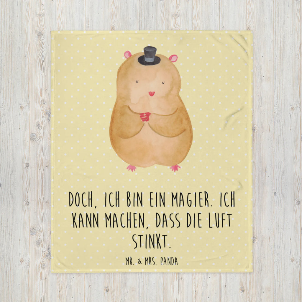 Kuscheldecke Hamster mit Hut Sofadecke, Jahrestagsgeschenk, Fleecedecke, Wohnzimmerdecke, Gemütlich, Decke, Tagesdecke, Entspannen, Kinderdecke, Mikrofaser Decke, Schmusedecke, Wohndecke, Dekoration, Weihnachtsgeschenk, Kuscheldecke XXL, Dekodecke, Wolldecke, Kuschelfleecedecke, Lustige Sprüche, Tiere, Tiermotive, Gute Laune, Zylinder, Hamster, Magier, Zauberer, Hut, Zwerghamster