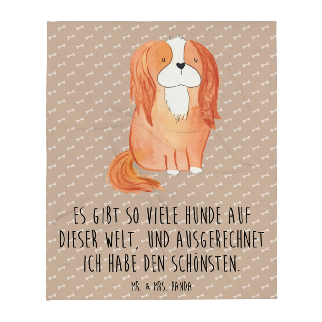 Kuscheldecke Cavalier King Charles Spaniel Wohndecke, Sofadecke, Wolldecke, Decke, Tagesdecke, Hund, Hundemotiv, Haustier, Hunderasse, Tierliebhaber, Hundebesitzer, Sprüche, schönster Hund, Cockerspaniel, Spruch, Cavalier King Charles Spaniel, Spaniel
