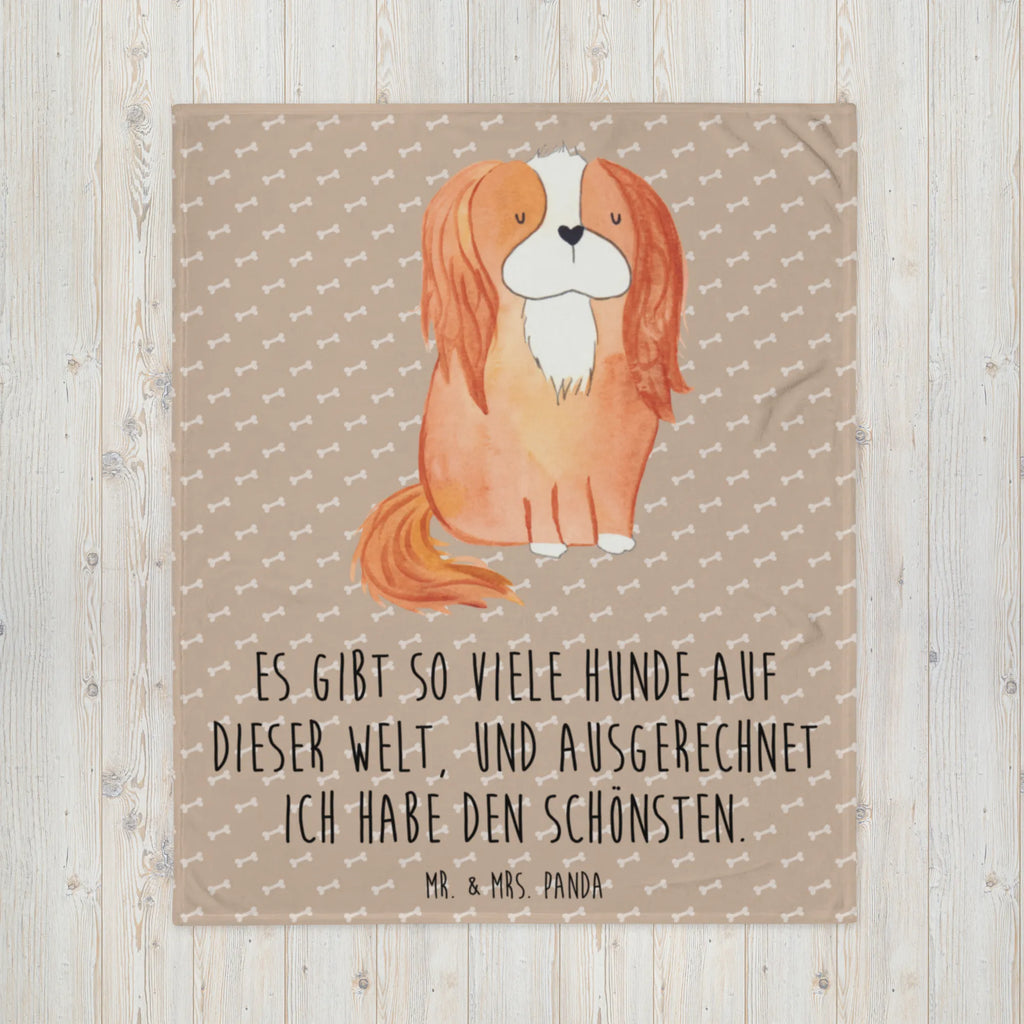 Kuscheldecke Cavalier King Charles Spaniel Wohndecke, Sofadecke, Wolldecke, Decke, Tagesdecke, Hund, Hundemotiv, Haustier, Hunderasse, Tierliebhaber, Hundebesitzer, Sprüche, schönster Hund, Cockerspaniel, Spruch, Cavalier King Charles Spaniel, Spaniel