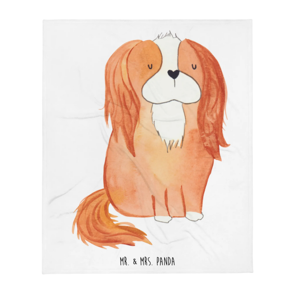 Kuscheldecke Cavalier King Charles Spaniel Wohndecke, Sofadecke, Wolldecke, Decke, Tagesdecke, Hund, Hundemotiv, Haustier, Hunderasse, Tierliebhaber, Hundebesitzer, Sprüche, schönster Hund, Cockerspaniel, Spruch, Cavalier King Charles Spaniel, Spaniel