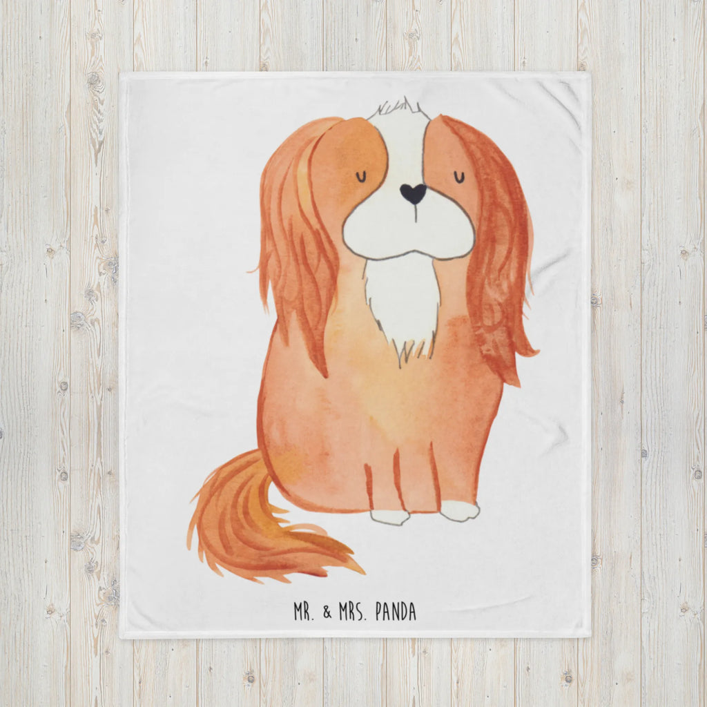 Kuscheldecke Cavalier King Charles Spaniel Wohndecke, Sofadecke, Wolldecke, Decke, Tagesdecke, Hund, Hundemotiv, Haustier, Hunderasse, Tierliebhaber, Hundebesitzer, Sprüche, schönster Hund, Cockerspaniel, Spruch, Cavalier King Charles Spaniel, Spaniel
