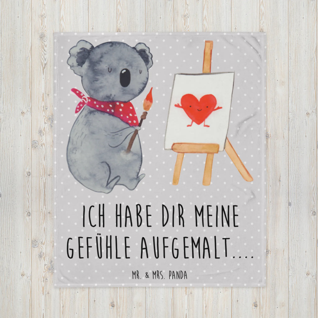 Blanket Koala bear Artist Sherpa blanket, plush blanket, snuggle blanket, fleece blanket, cozy blanket, throw blanket, warm blanket, sofa throw, Koala, artist, love, drawing, feelings, proof of love, love gift